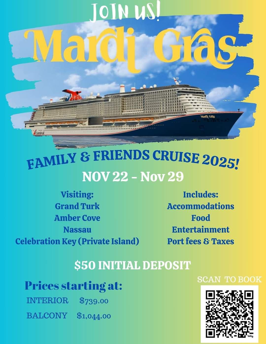 Mardi Gras Cruise 2025