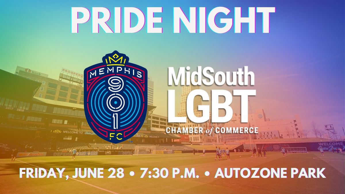 Pride Night with Memphis 901FC and MidSouth LGBT Chamber
