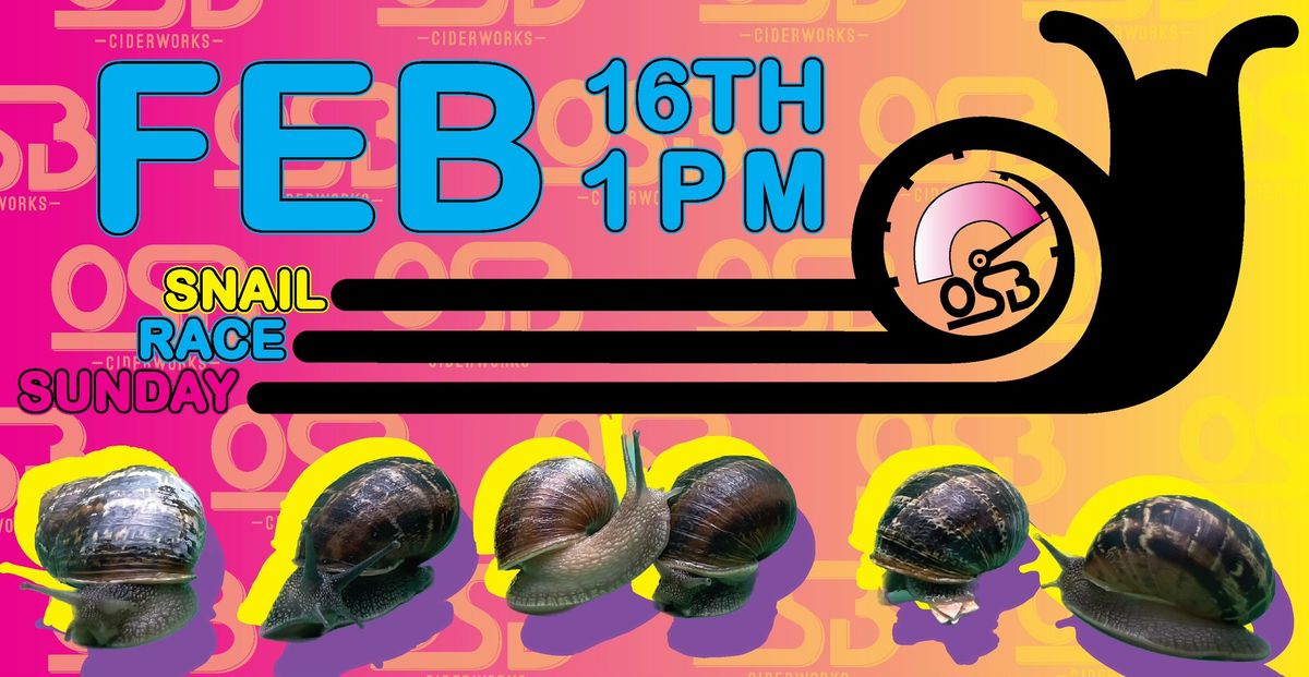 SNAIL RACE SUDAY! (BUFFALO 2\/16)