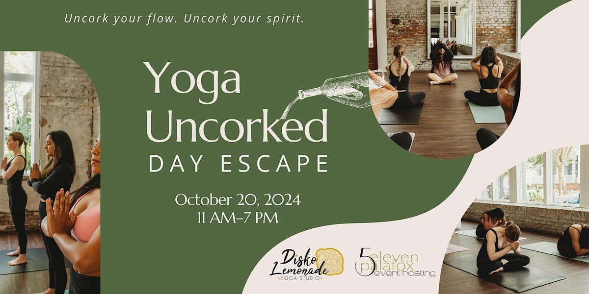 Yoga Uncorked Day Escape with Disko Lemonade