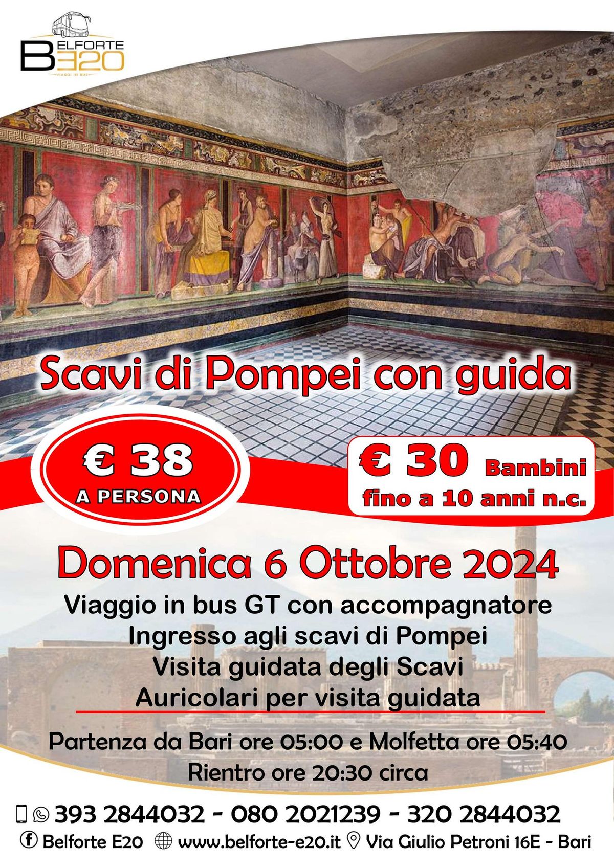 SCAVI DI POMPEI 6 OTTOBRE 2024