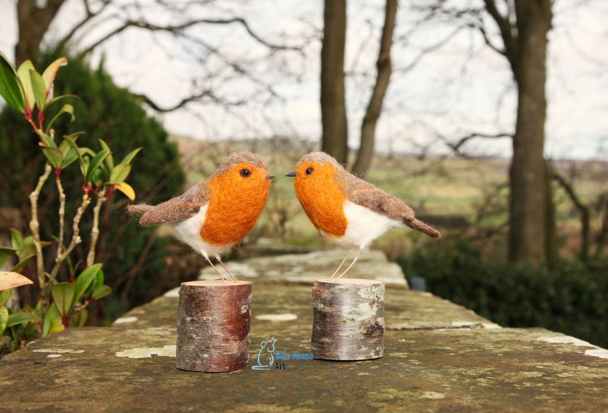  Robin Needle Felted Workshop