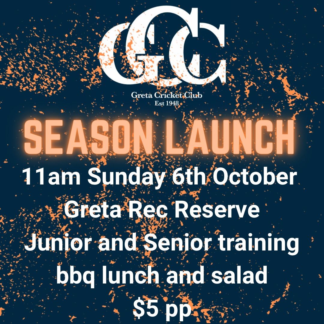 GRETA CC - Season Launch