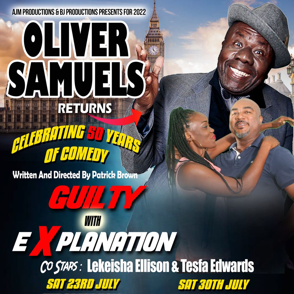 Oliver Samuels Guilty With Explanation Tickets The Albert Hall