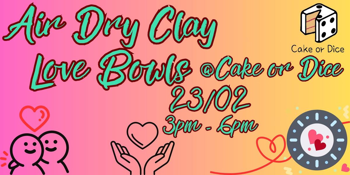 Air-Dry Clay Love Bowls