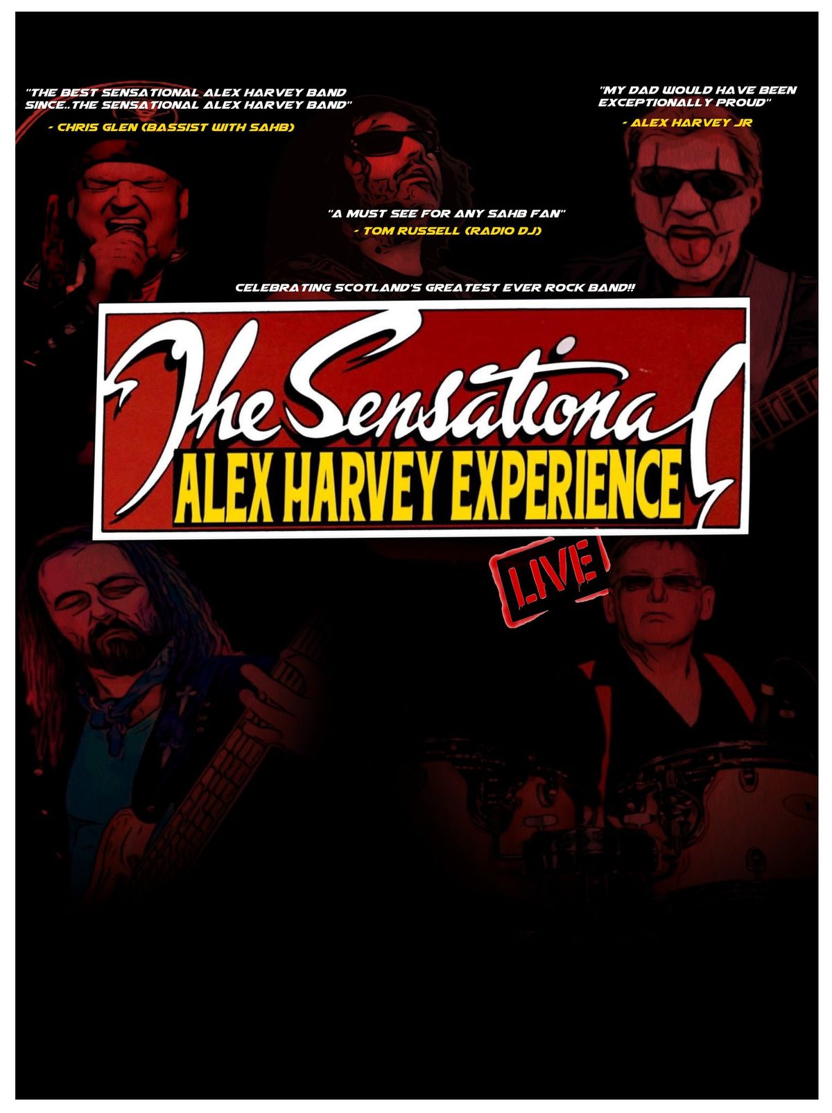 The Sensational Alex Harvey Experience at The Cluny, Newcastle 