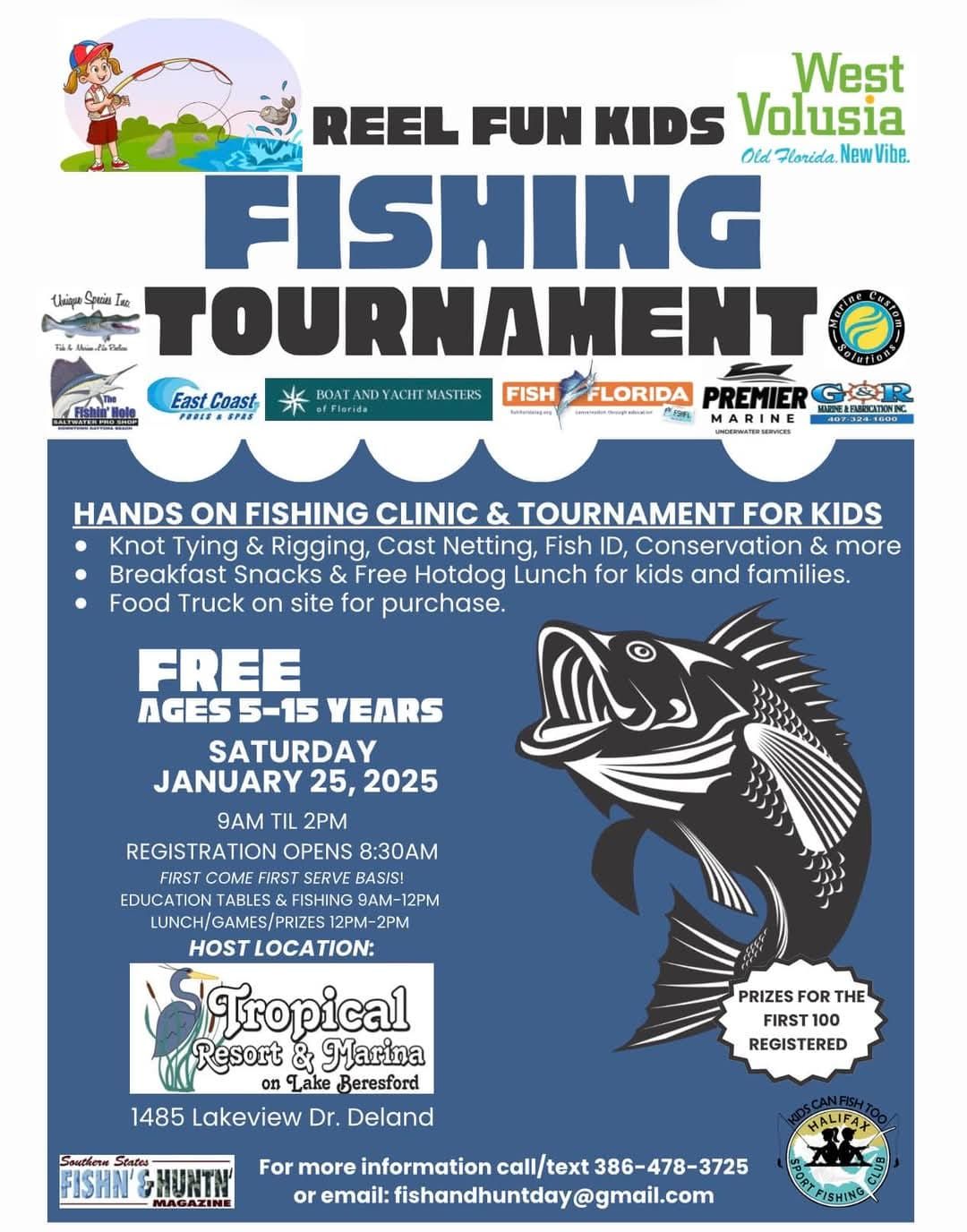 Reel Fun Kid's Fishing Tournament Hosted by Southern States Fishin' & Huntin' Magazine!