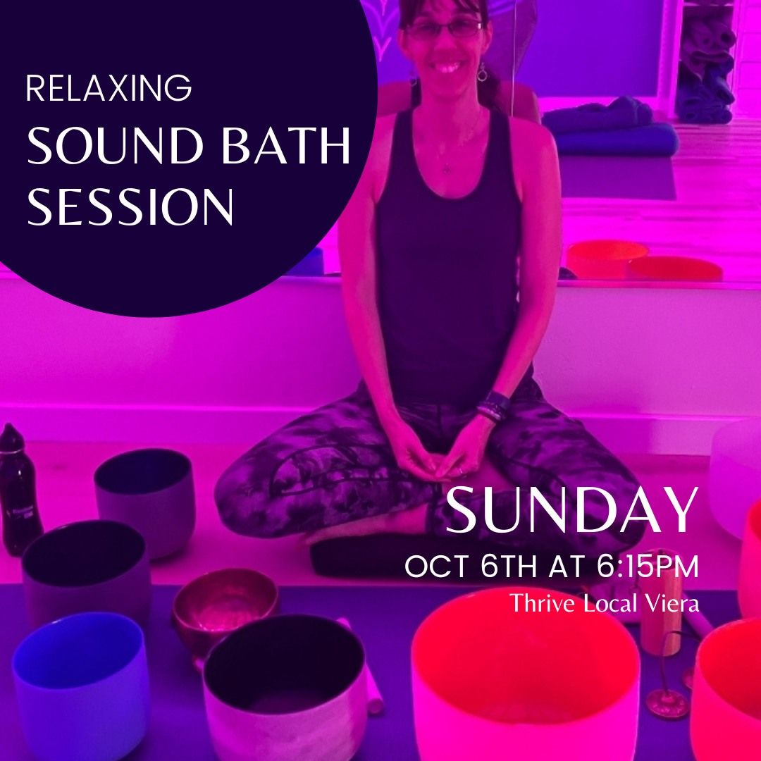 VIERA: Relaxing Sound Bath Session | Oct 6th at 6:15pm