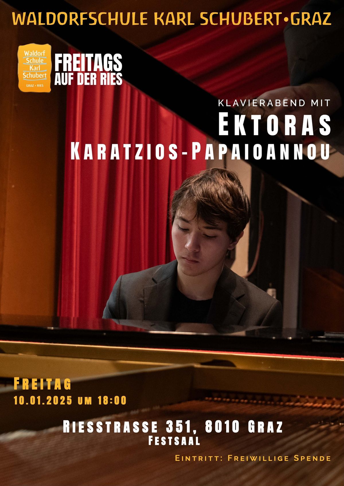 Klavierabend Ektoras Karatzios-Papaionnou