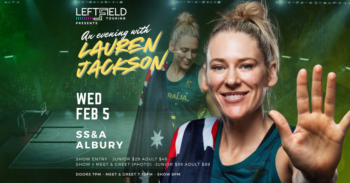 An Evening with Lauren Jackson - LIVE in Albury!