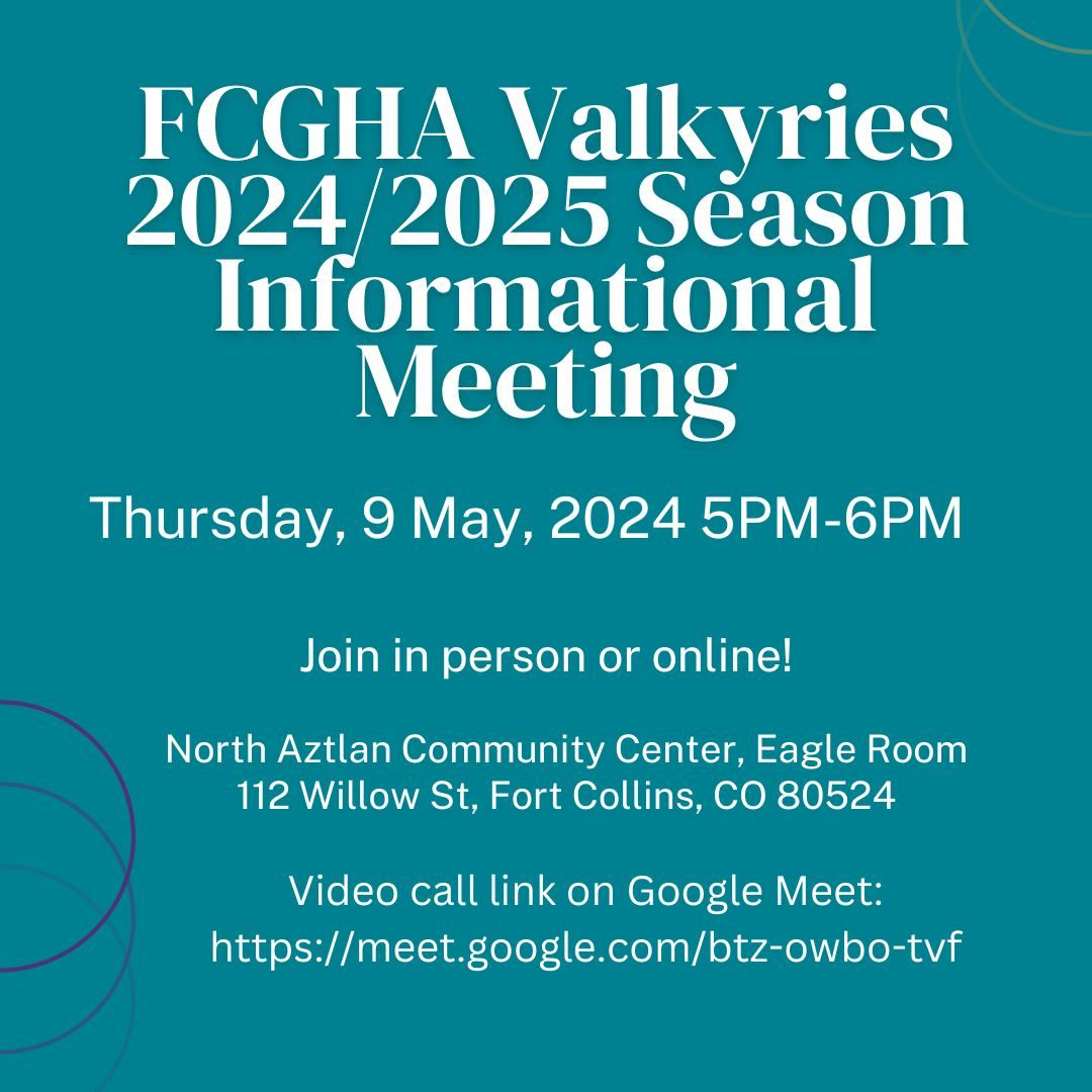 FCGHA 2024\/2025 Season Info Meeting