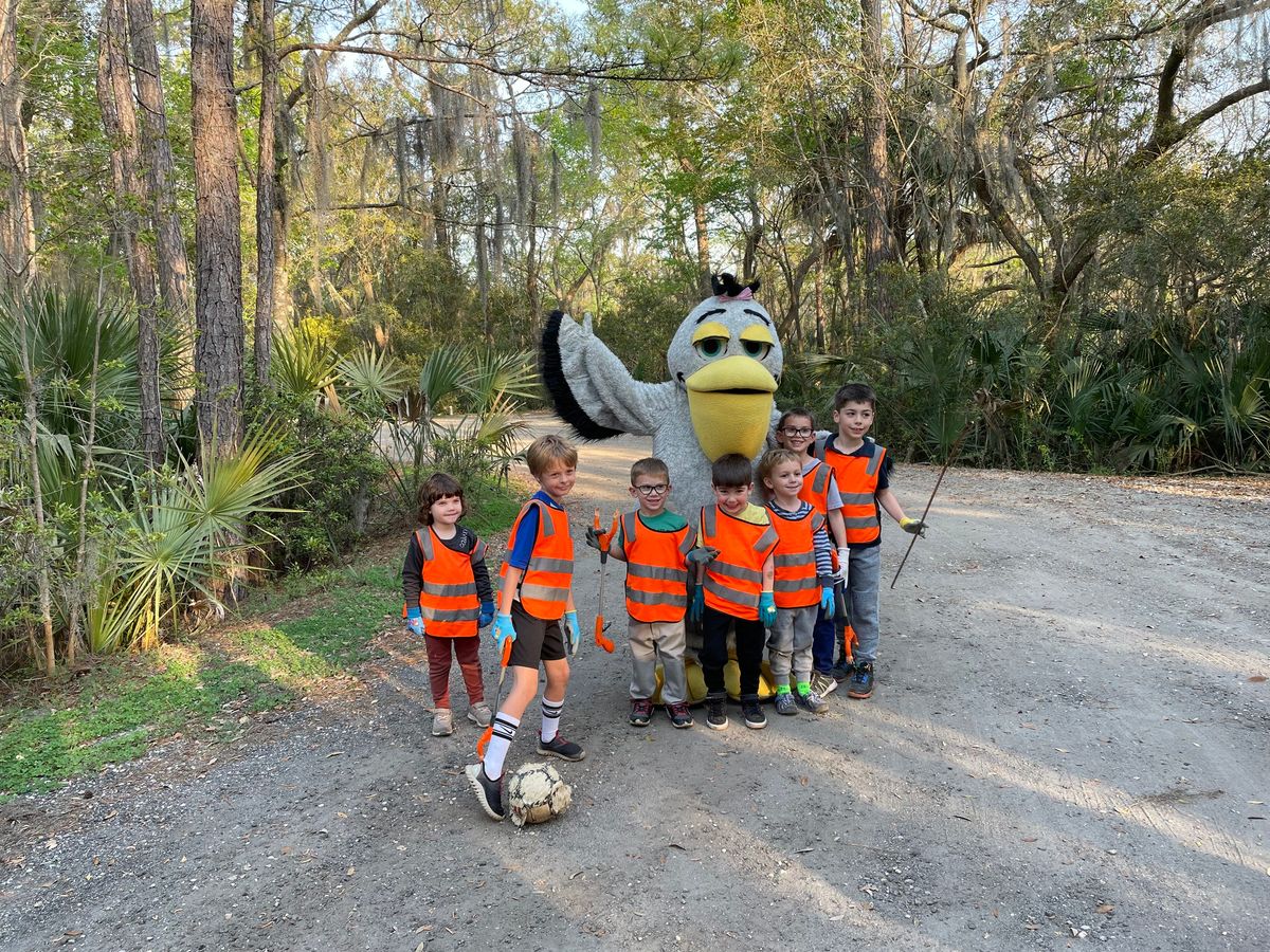 Clara's Kids Club Youth Litter Sweep at Northbridge Park