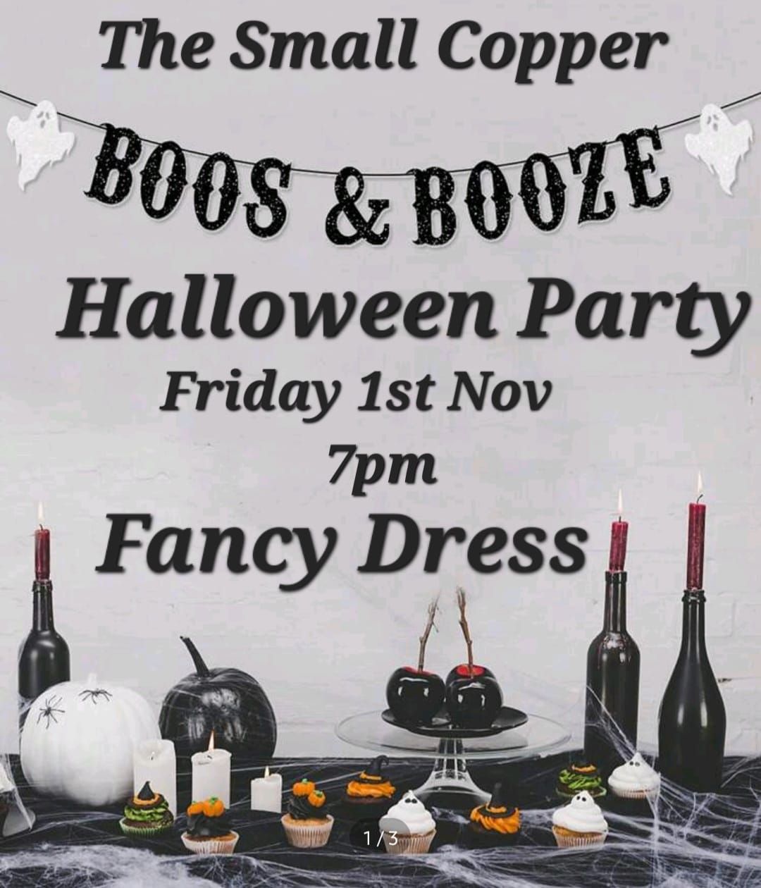 Boos and Booze, Fancy Dress Halloween Party