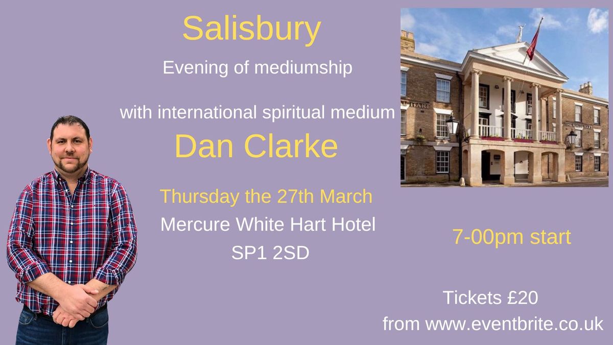 Dan Clarke Salisbury Evening of Mediumship