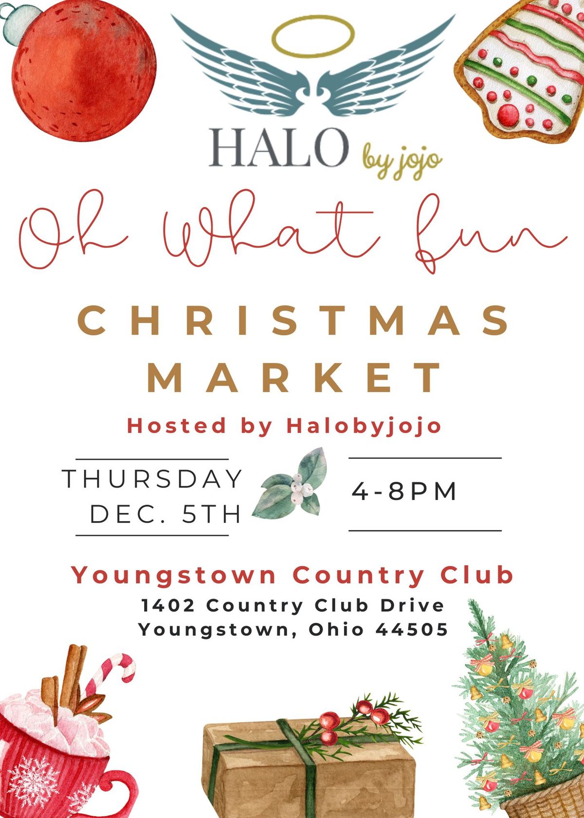 Halo By JoJo\u2019s Christmas Market 