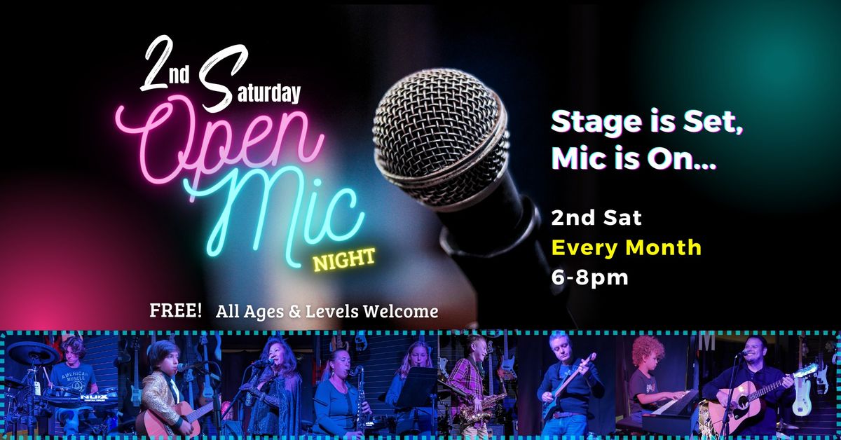 2nd Saturday Open Mic Night