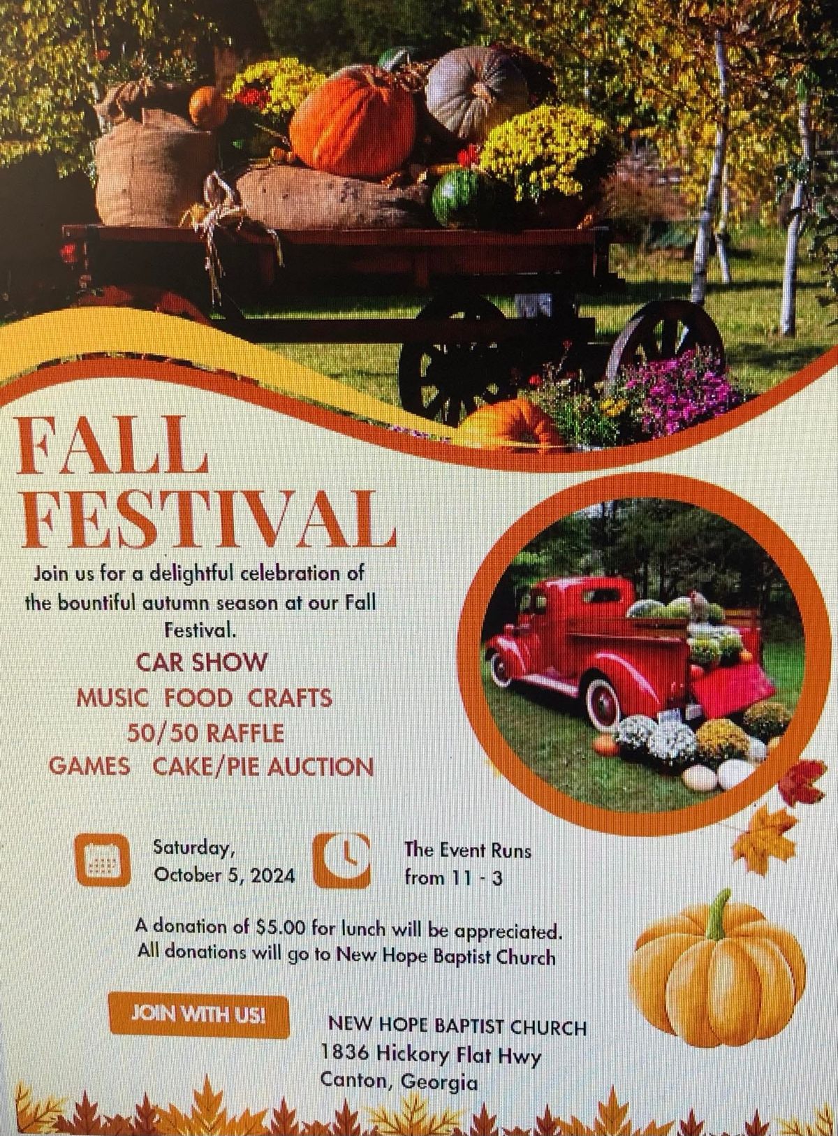 New Hope Baptist Church Fall Festival 