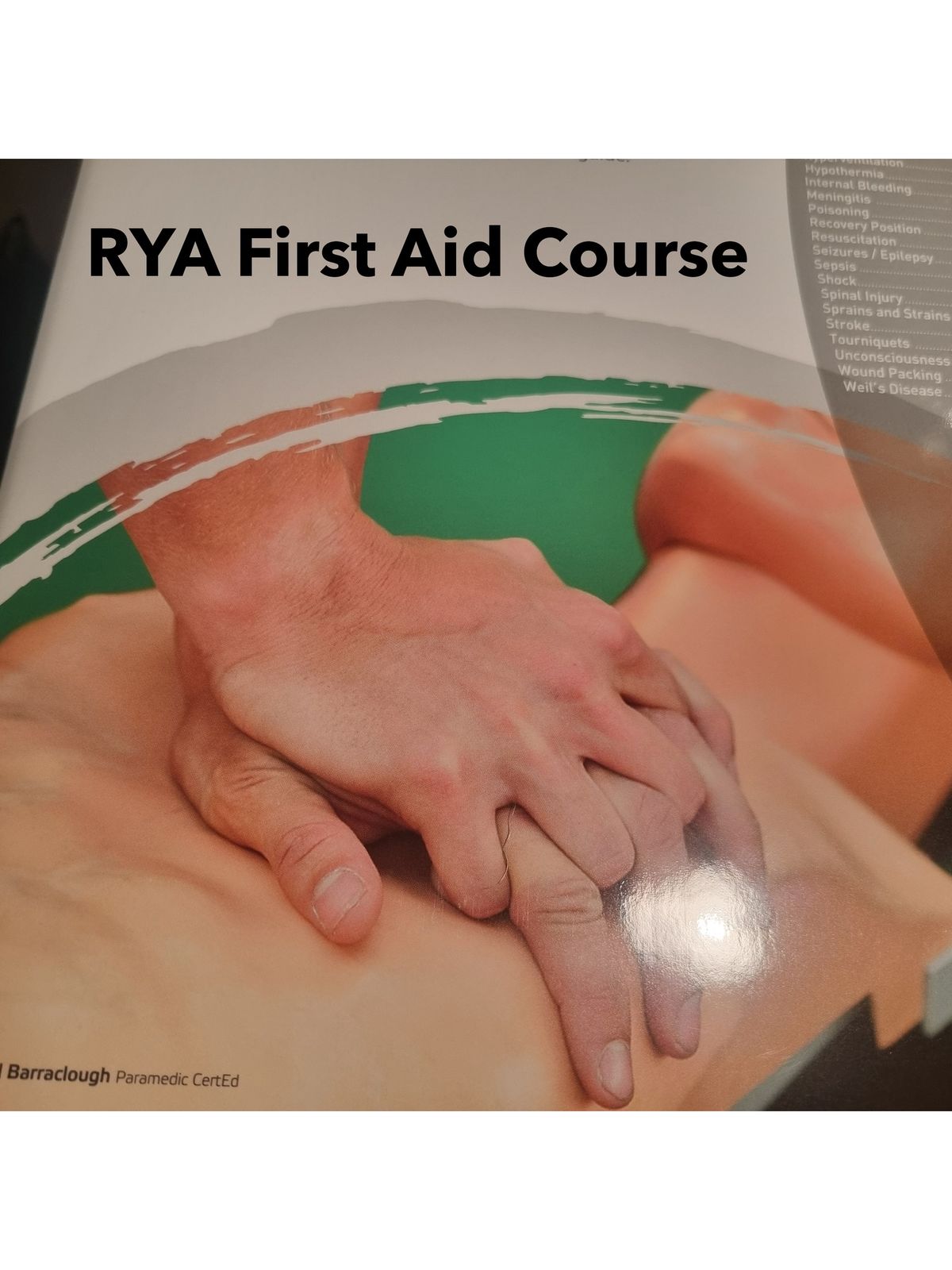 RYA First Aid Course