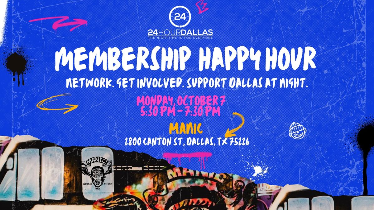 24HourDallas Membership Happy Hour