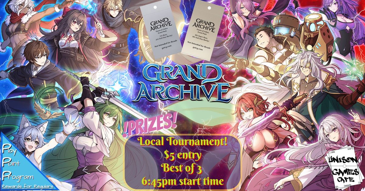 Grand Archive Tuesday Local Tournament