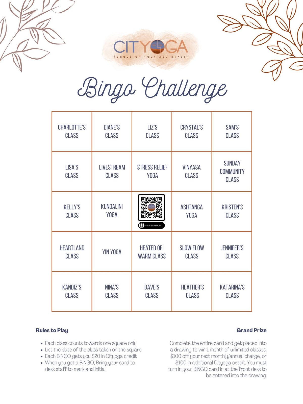 Bingo Challenge