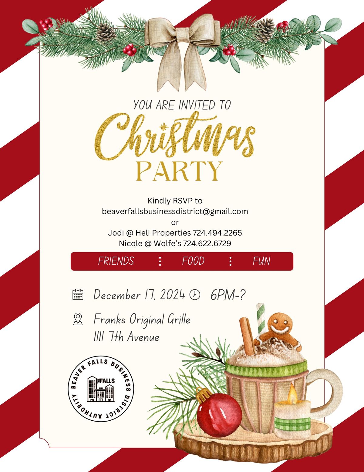 Beaver Falls Business District Holiday Party