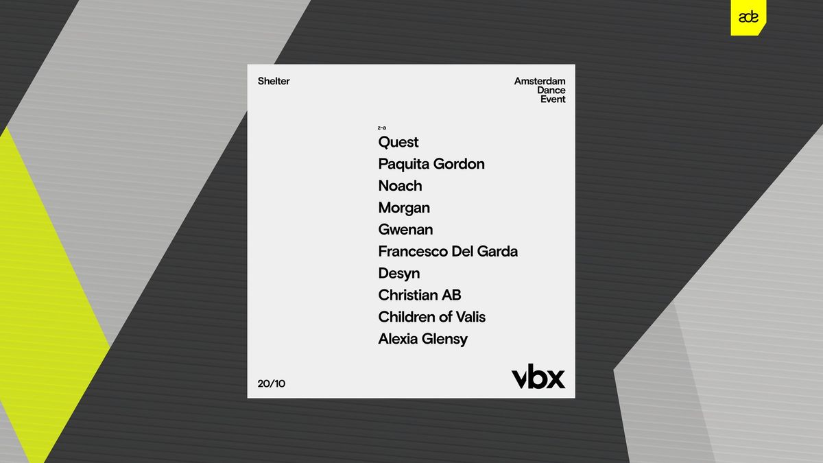 VBX ADE - SHELTER - 20.10