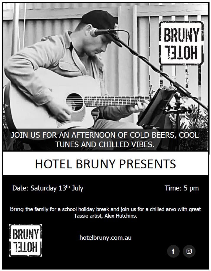 Live Music with Alex Hutchins - Hotel Bruny 