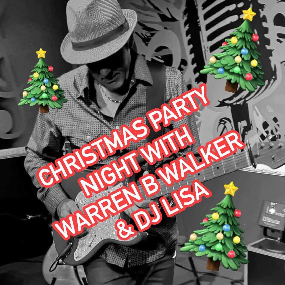 Christmas Party Night with Warren B Walker & DJ Lisa performing greatest hits from all eras