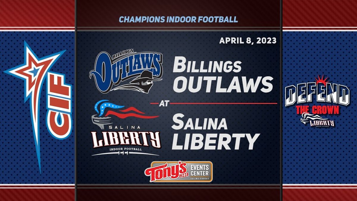 Billings Outlaws at Salina Liberty at Tony's Pizza Events Center