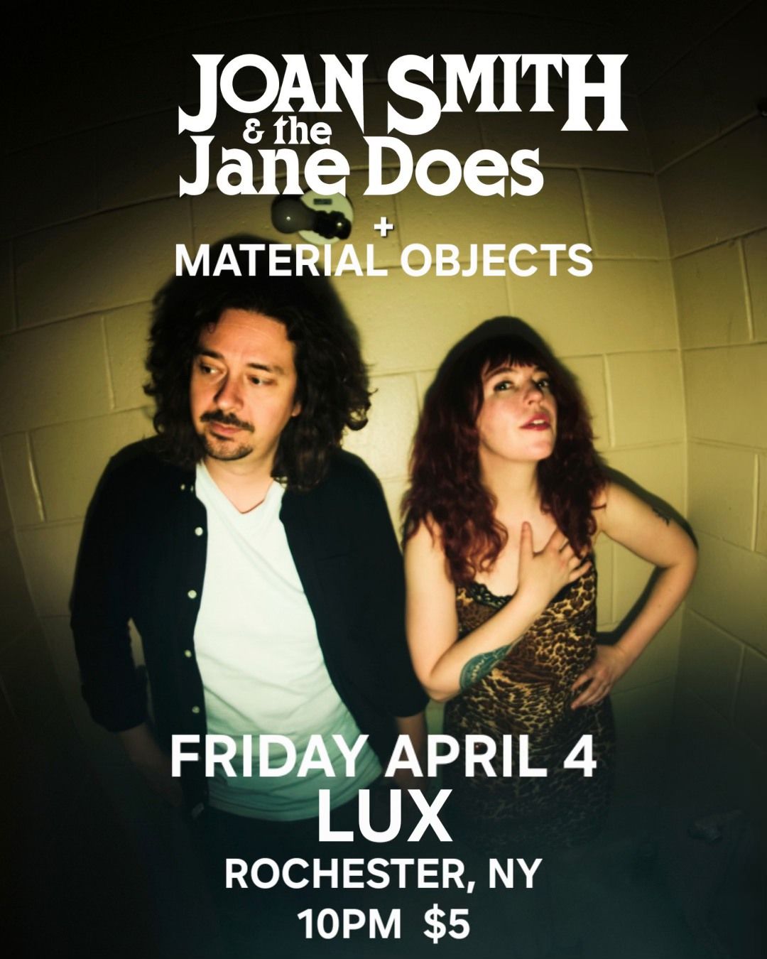 Joan Smith & The Jane Does  (Toronto) & Material Object (Ithaca)