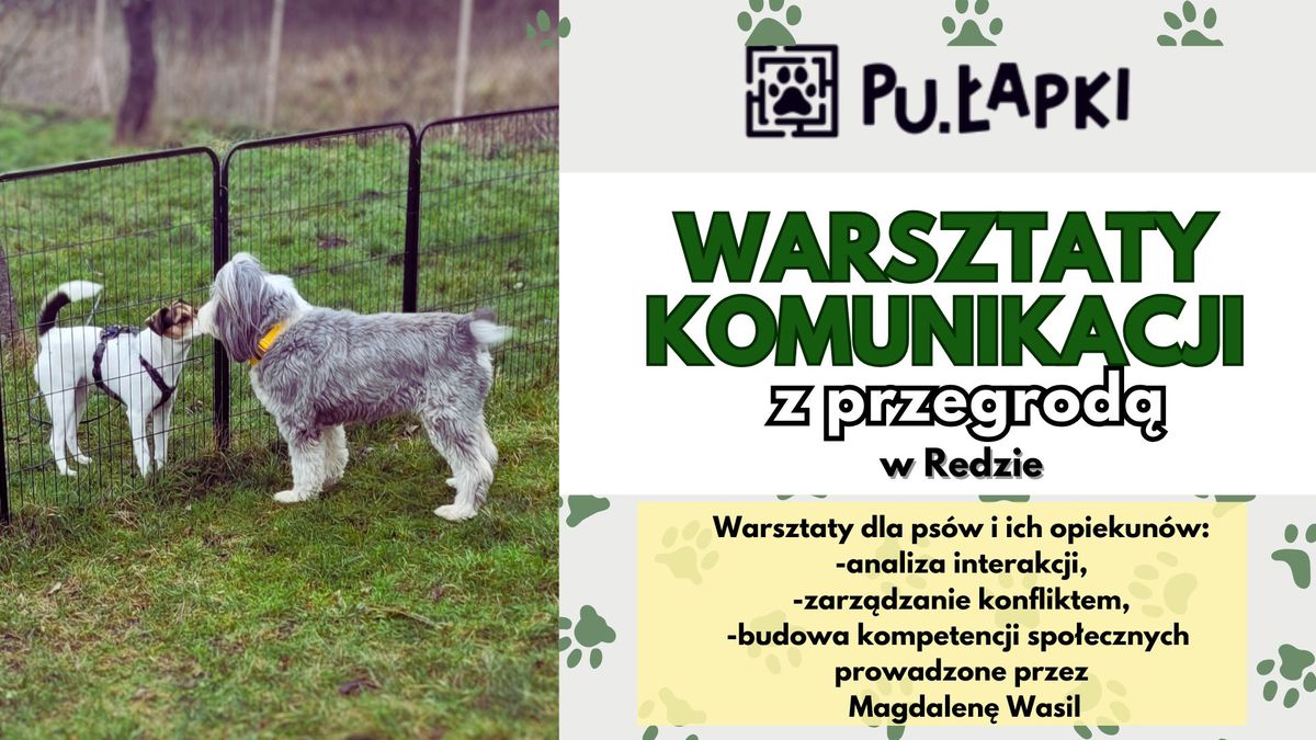 Pu\u0142apkowe warsztaty psiej komunikacji z przegrod\u0105