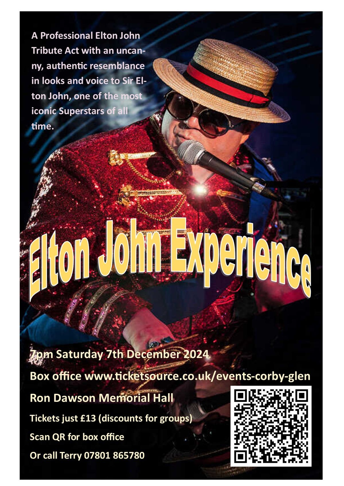 Elton John Experience at Corby Glen 