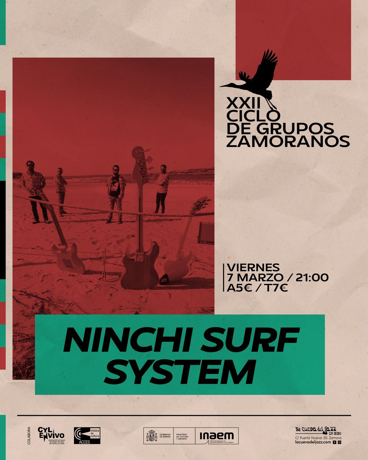 Ninchi Surf System en La Cueva del Jazz en Vivo