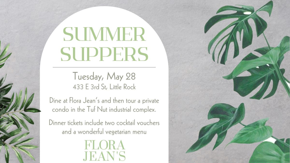 Summer Supper at Flora Jean's