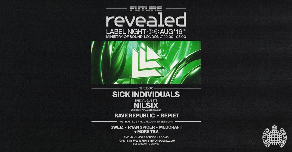 Revealed Recordings Label Night: Sick Individuals & NILSIX