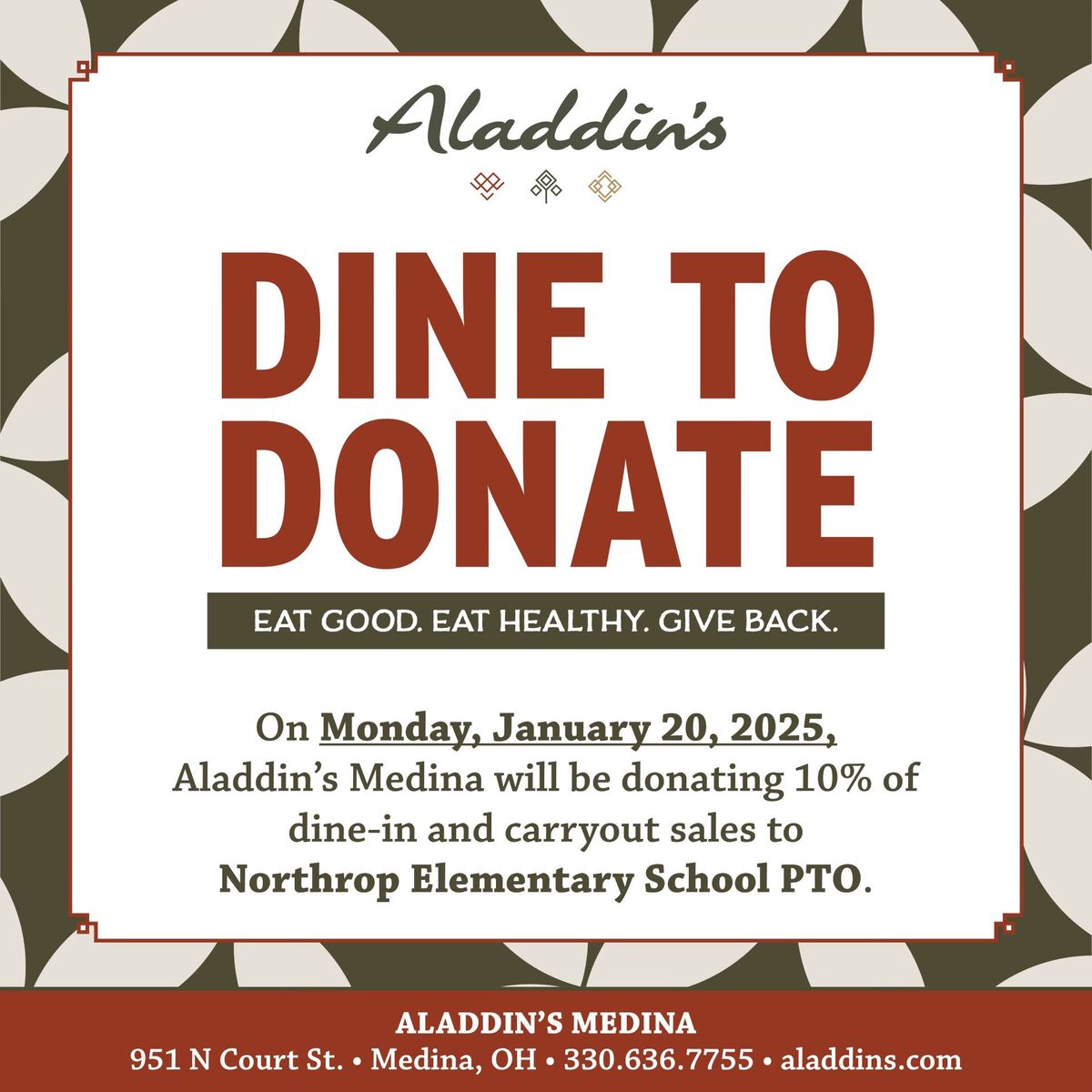 Aladdin's Dine to Donate