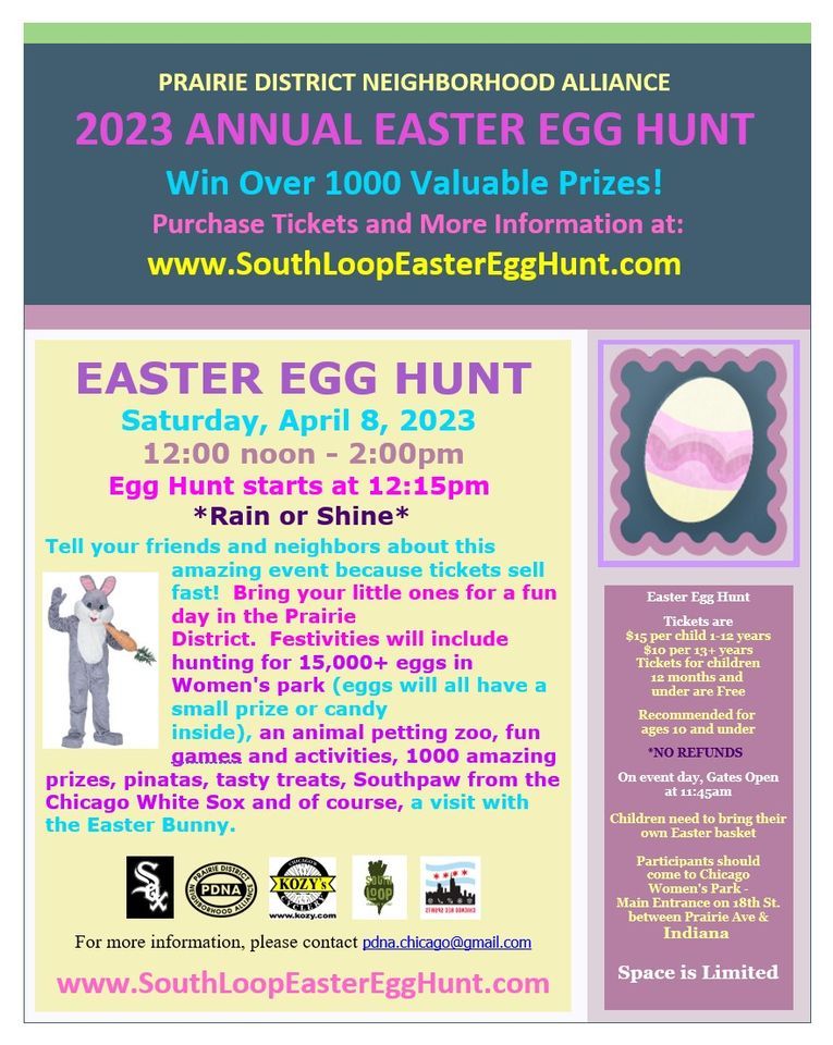 2023 PDNA South Loop Easter Egg Hunt, Chicago Women's Park & Gardens, 8
