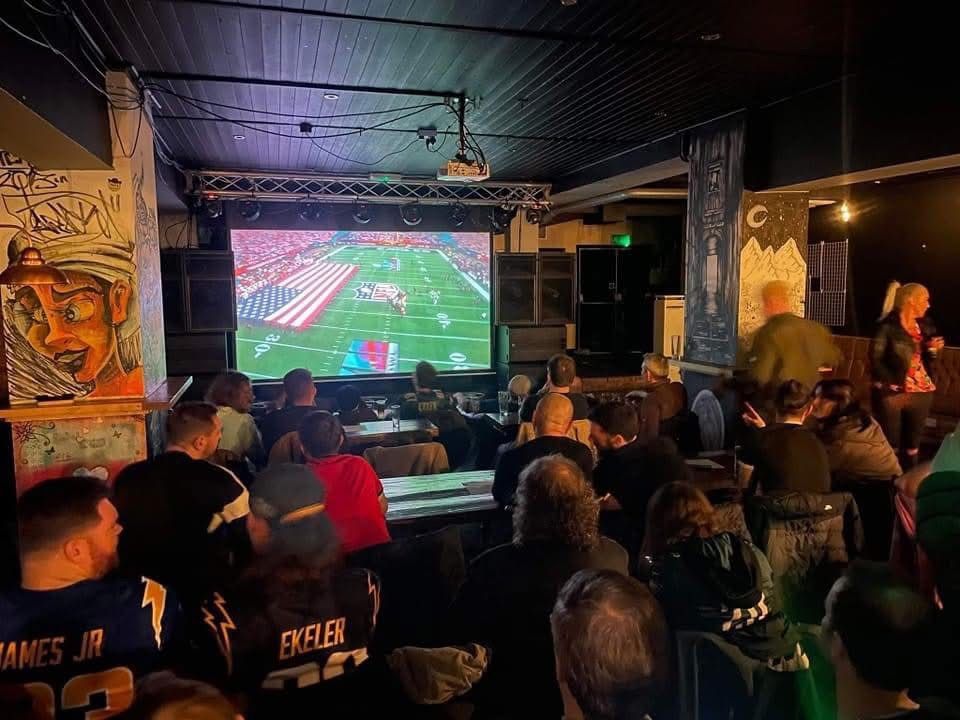 Super Bowl party at Bootleg Social, Blackpool