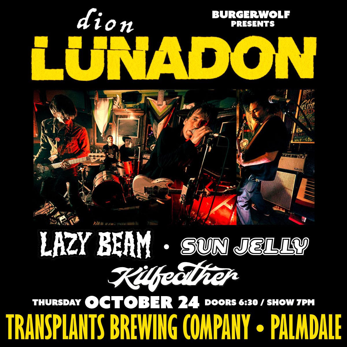 Dion Lunadon \/ Lazy Beam \/ Sun Jelly \/ Kilfeather