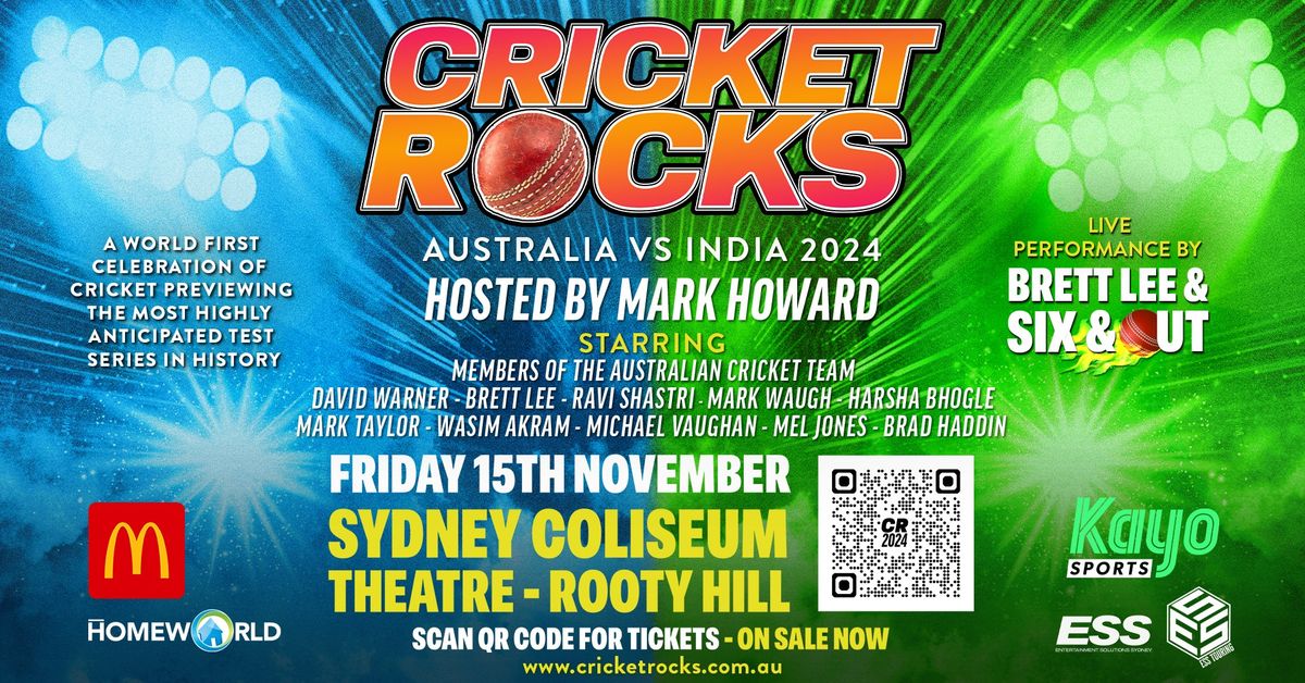 Cricket Rocks the Sydney Coliseum Theatre!