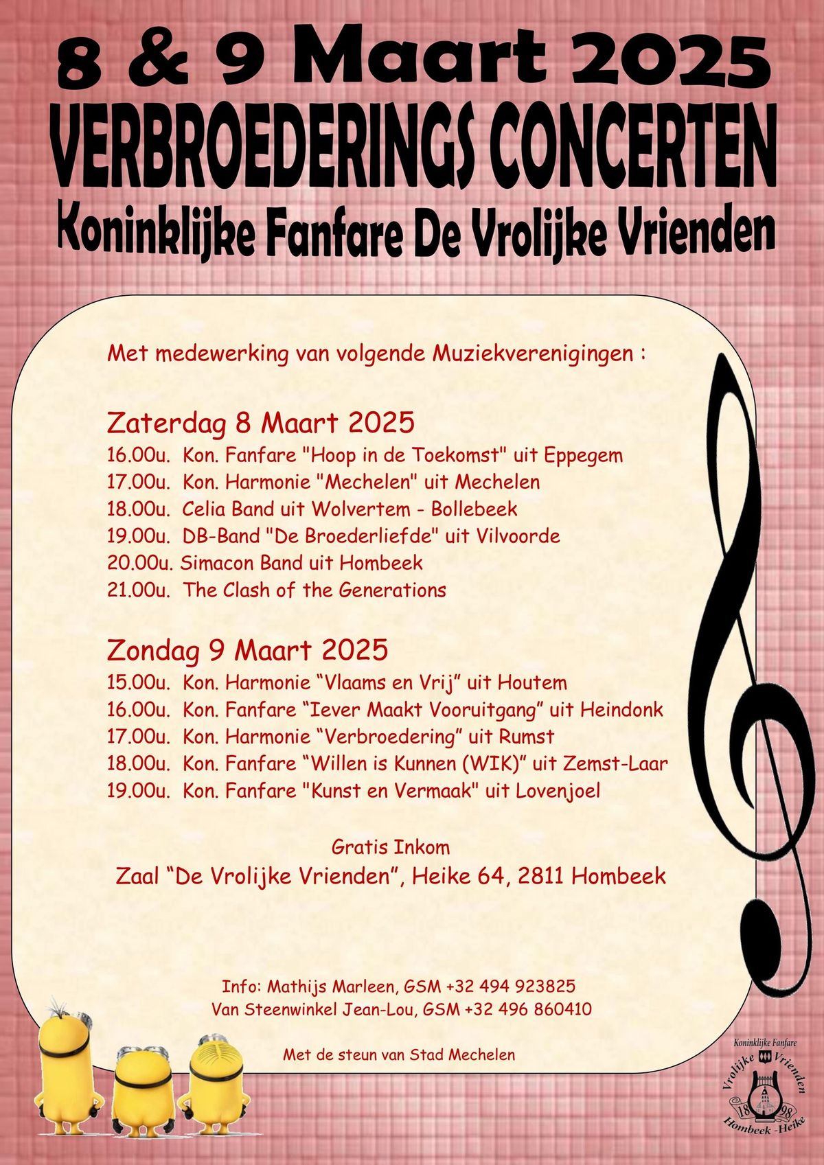 Verbroederings Concerten 2025