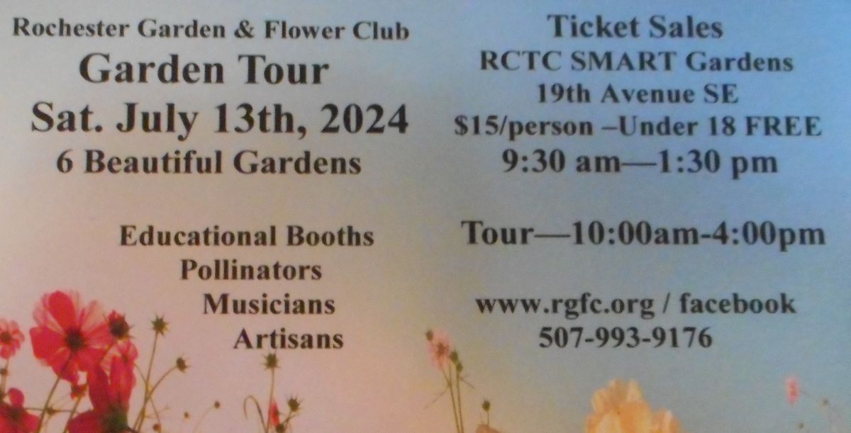 Rochester Garden & Flower Club Annual Garden Tour