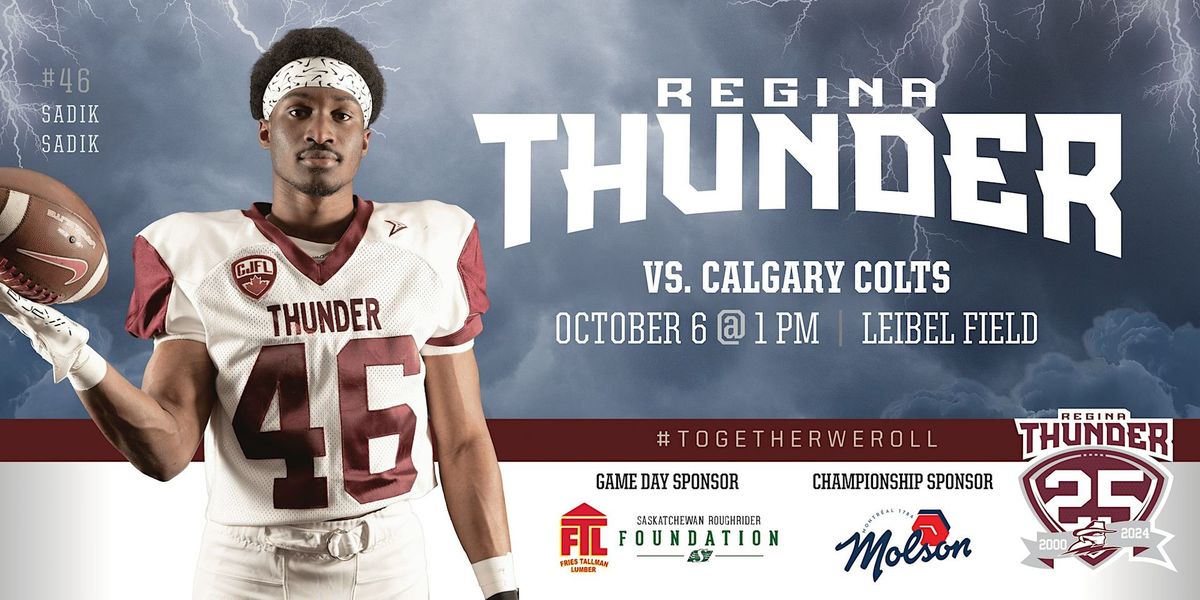 Regina Thunder VS Calgary Colts