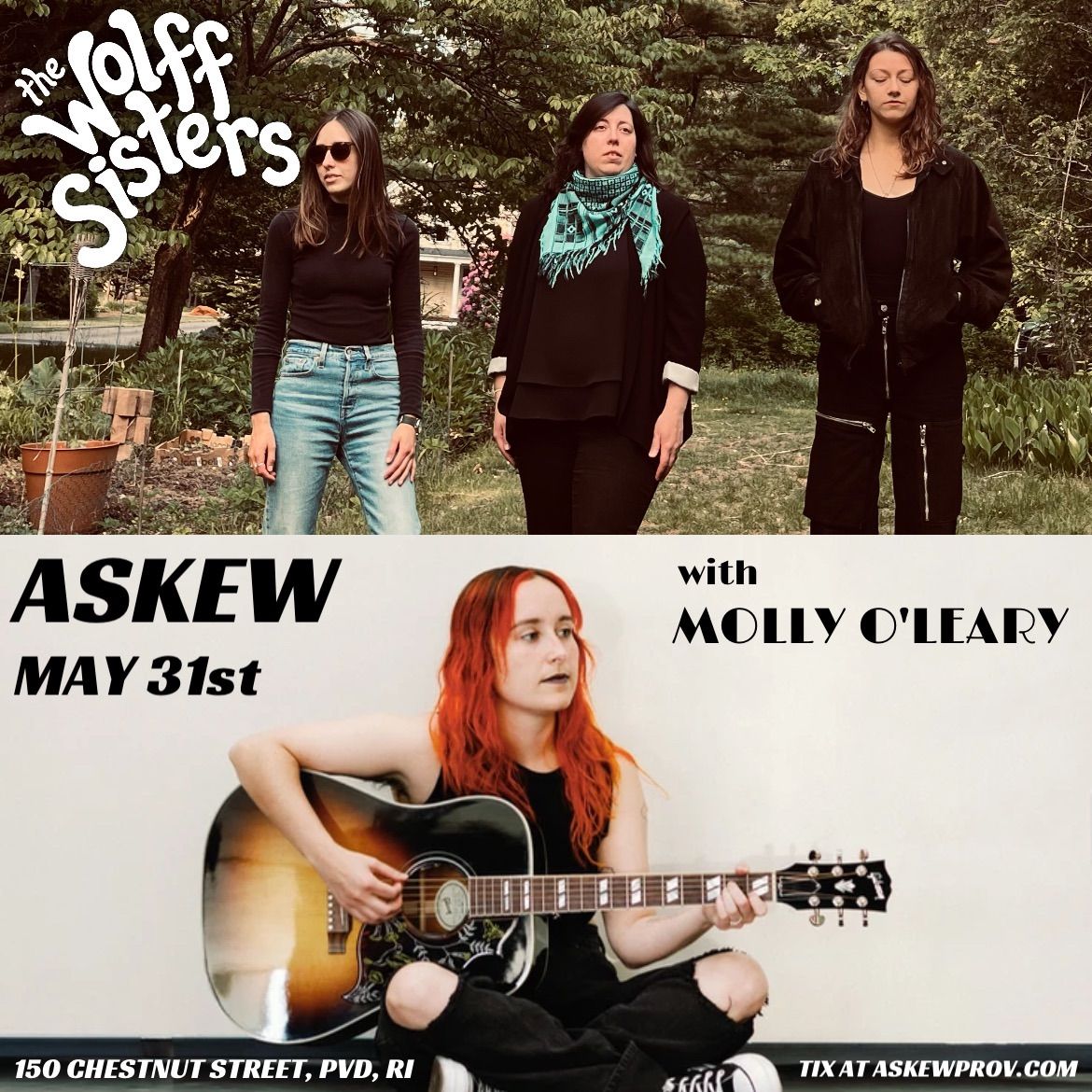 The Wolff Sisters with special guest Molly O\u2019Leary at Askew