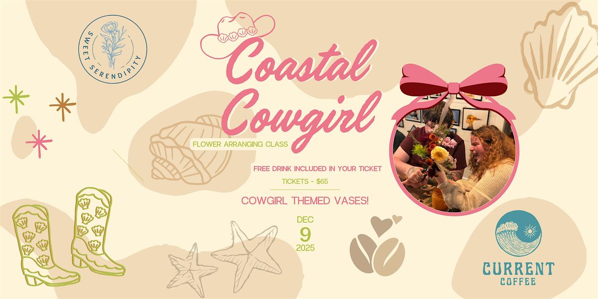 Coastal Cowgirl Flower Arranging Class - Wilmington