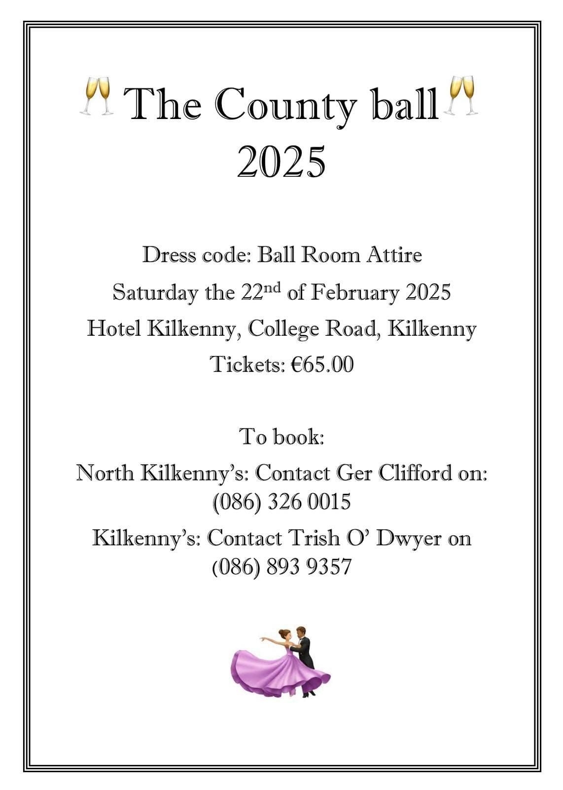 Save The Date Kilkenny County Hunt Ball