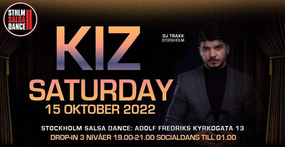 HotKiz Saturday 15 oktober p\u00e5 Stockholm Salsa Dance!