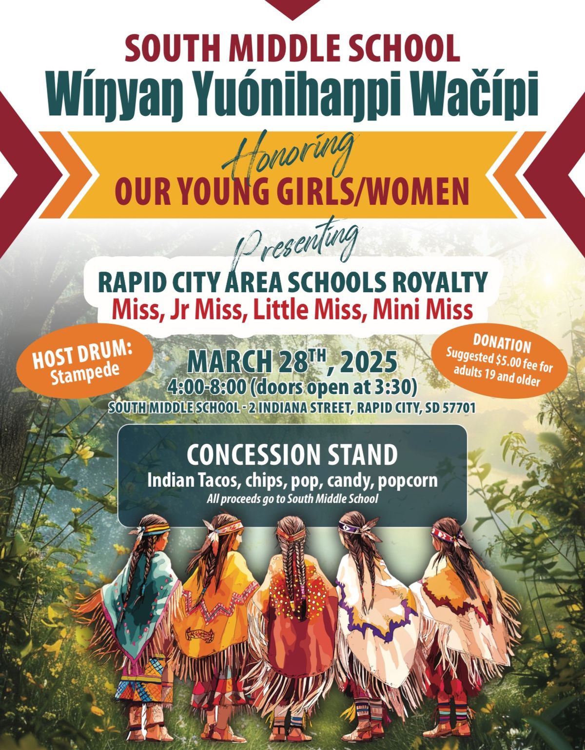 Rapid City Area Schools Royalty W\u00ednyan Yu\u00f3nihanpi Wa\u010d\u00edpi 