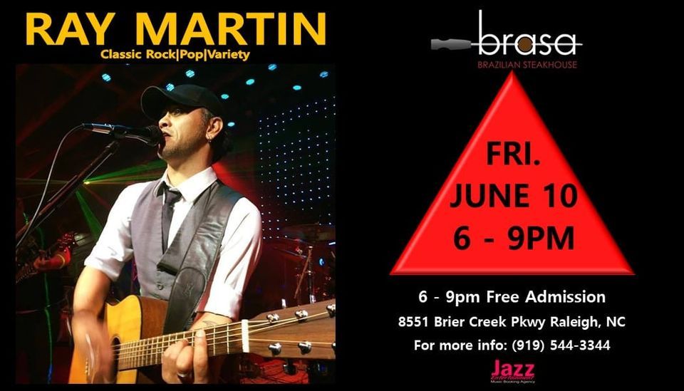 Ray Martin Debut at Brasa Brazilian Steakhouse, Brasa Brazilian ...